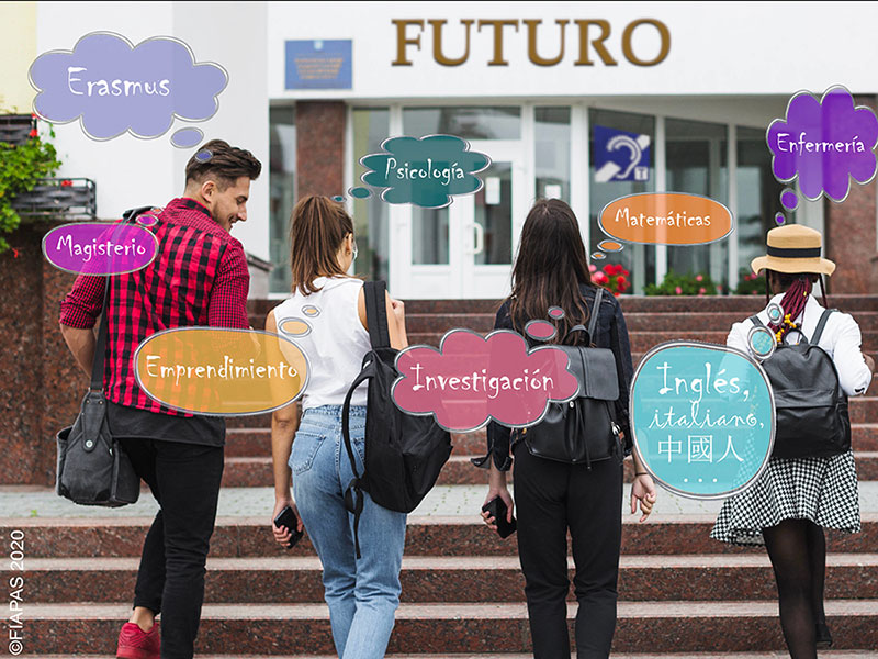Jóvenes pensando sus proyectos
